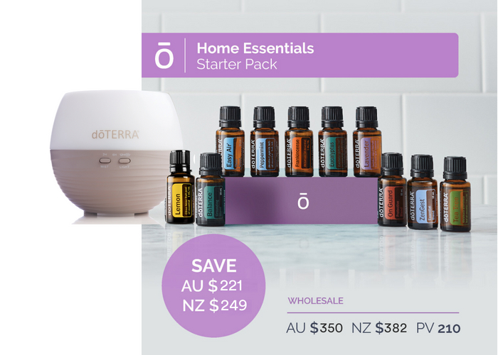 Home Essentials Starter Pack with Petal Diffuser